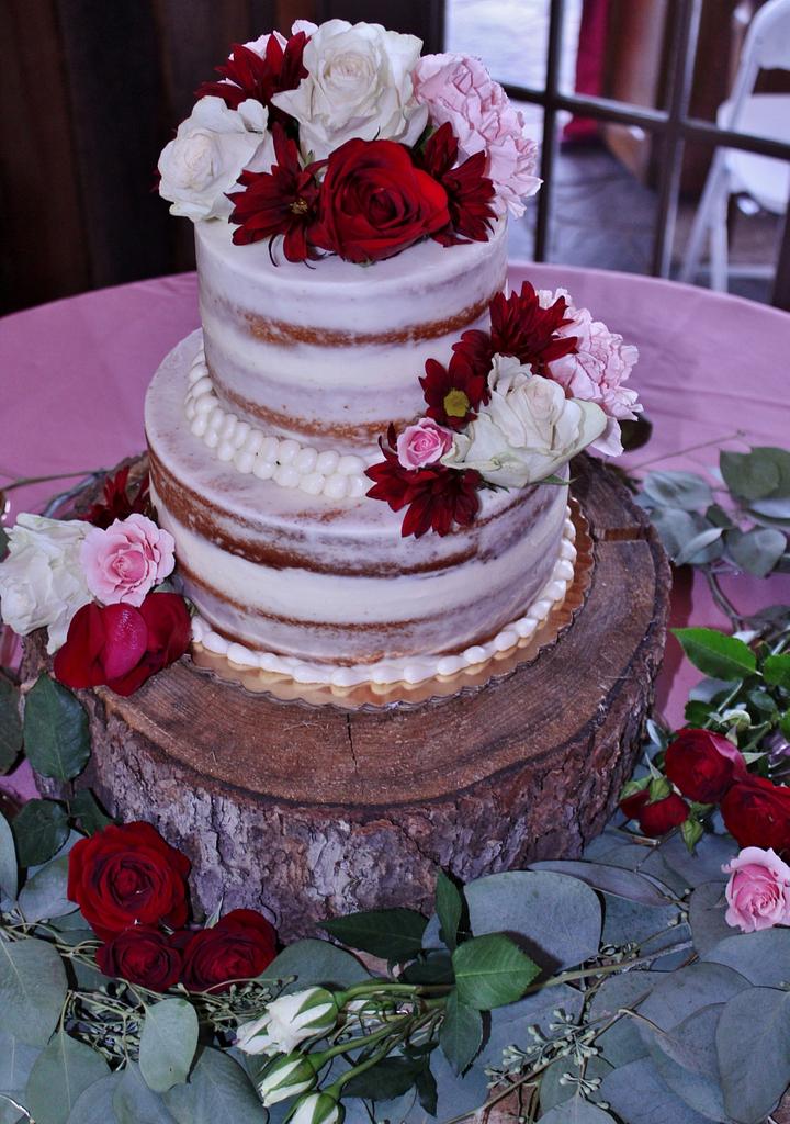 Naked Wedding Cake Tier Cake By Nancys Fancys Cakes Cakesdecor My Xxx Hot Girl