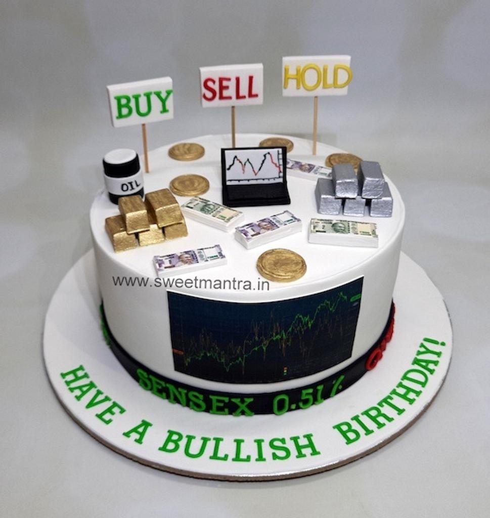 Stock market cake