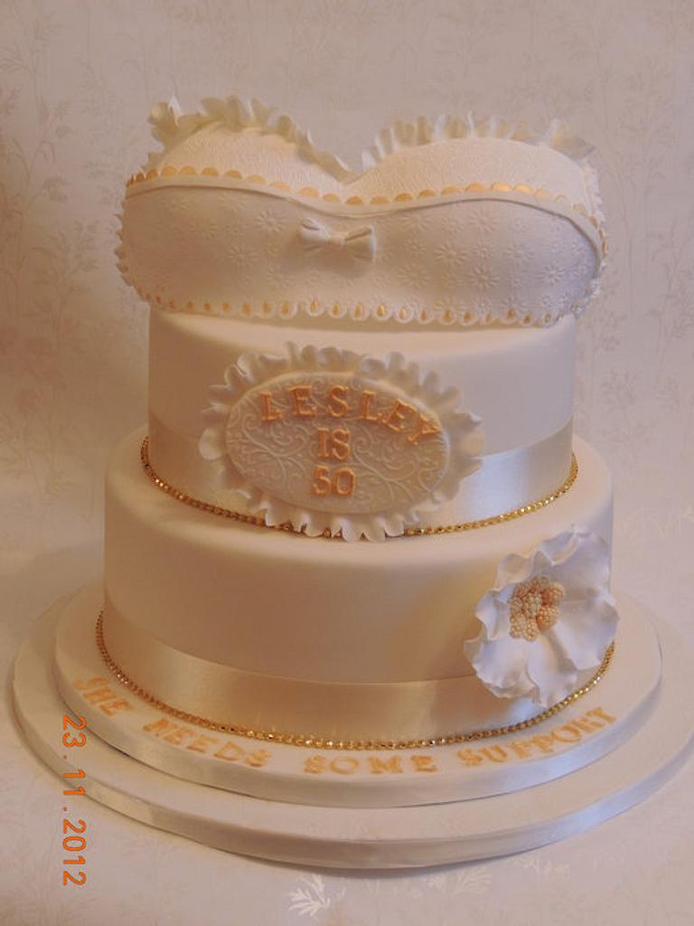 The Bra Cake - Decorated Cake by Isabelle - CakesDecor