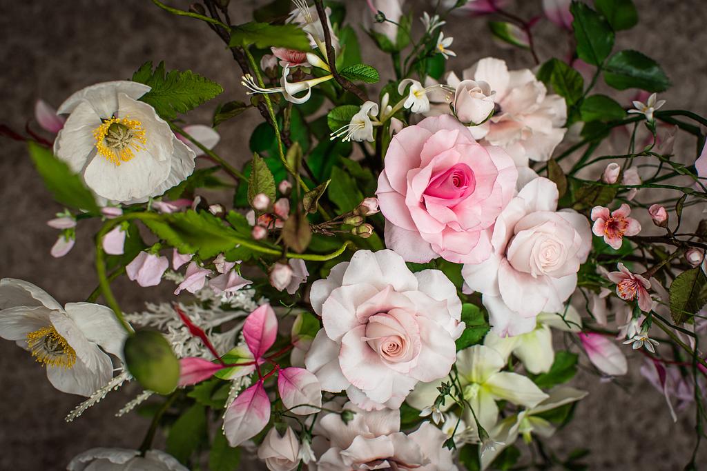 Flower inspiration bouquet 🥰 - Cake by Erika Amelia Ersek - CakesDecor