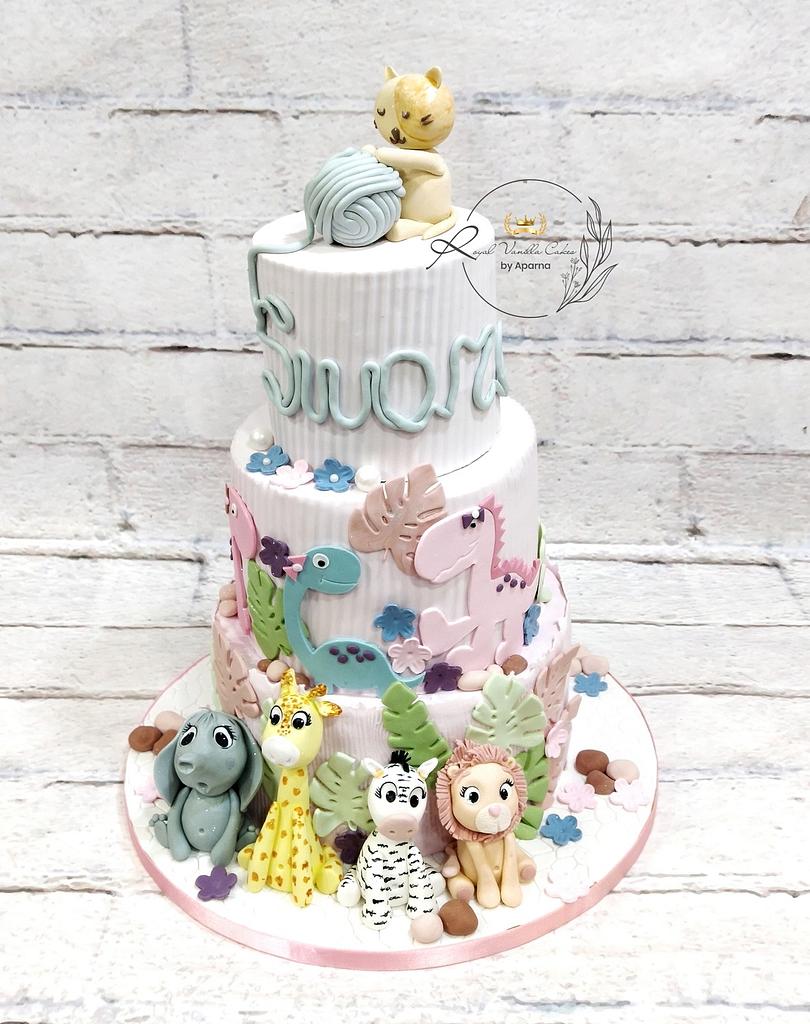 3D animal cake - Decorated Cake by Aparnashree - CakesDecor
