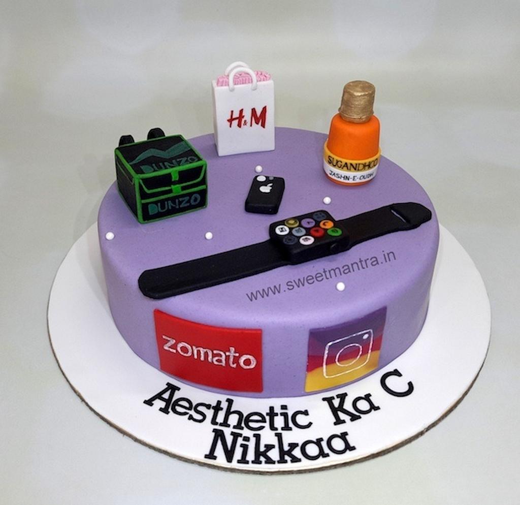 Customised cake for girls birthday in Pune - Decorated - CakesDecor