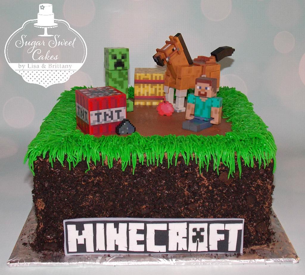 Minecraft - Decorated Cake by Sugar Sweet Cakes - CakesDecor