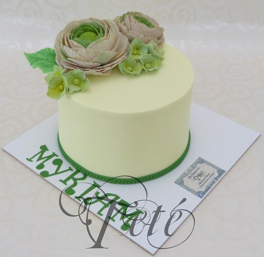 light green | Floral cake, Green cake, Tiered wedding cake