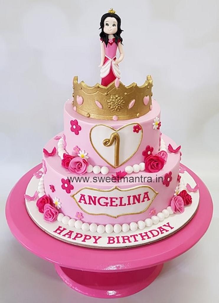 Pretty in Pink Princess Cake - Decorated Cake by Sweet - CakesDecor