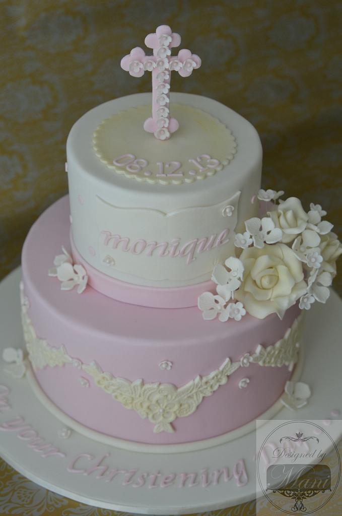 Christening cake - Cake by designed by mani - CakesDecor