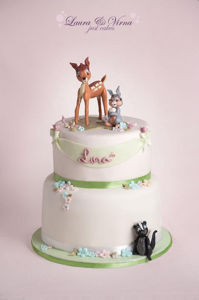 Baby Deer Cakes for a Woodland Baby Shower - Cake Geek Magazine
