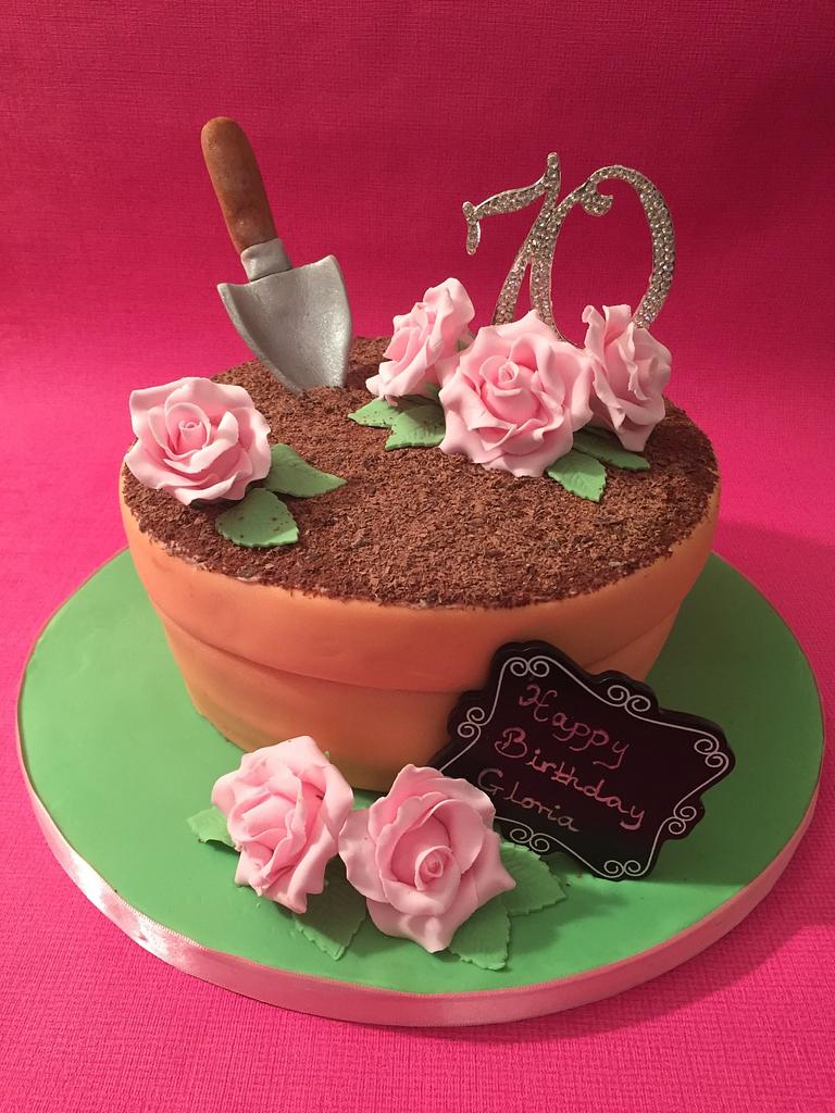 70 & Fabulous Cake Topper - 70th Birthday Cake Topper | SugarBooCakeToppers