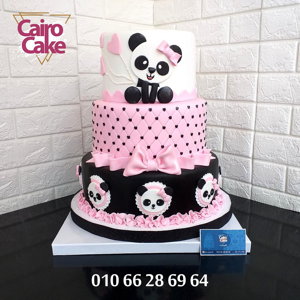 Panda Cake - Decorated Cake by Ahmed - Cairo Cake احلى - CakesDecor