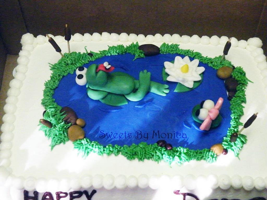 Ribbit . . . It's A Frog's Life - Cake by Sweets By - CakesDecor