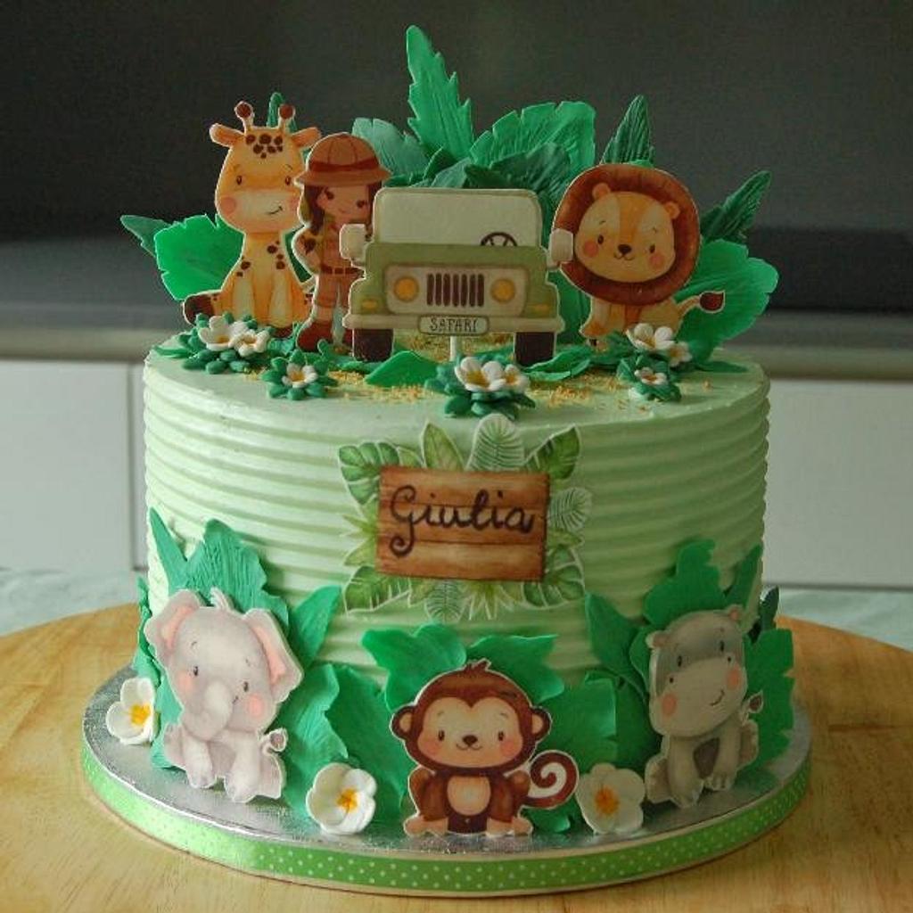 Order Jungle Book Theme Fancy Cake Online in Mumbai, Navi Mumbai, Thane –  Merak Cakes