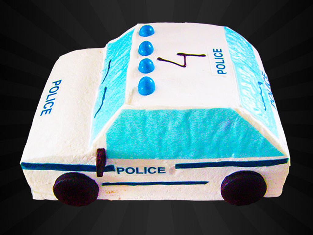 lego police car cake