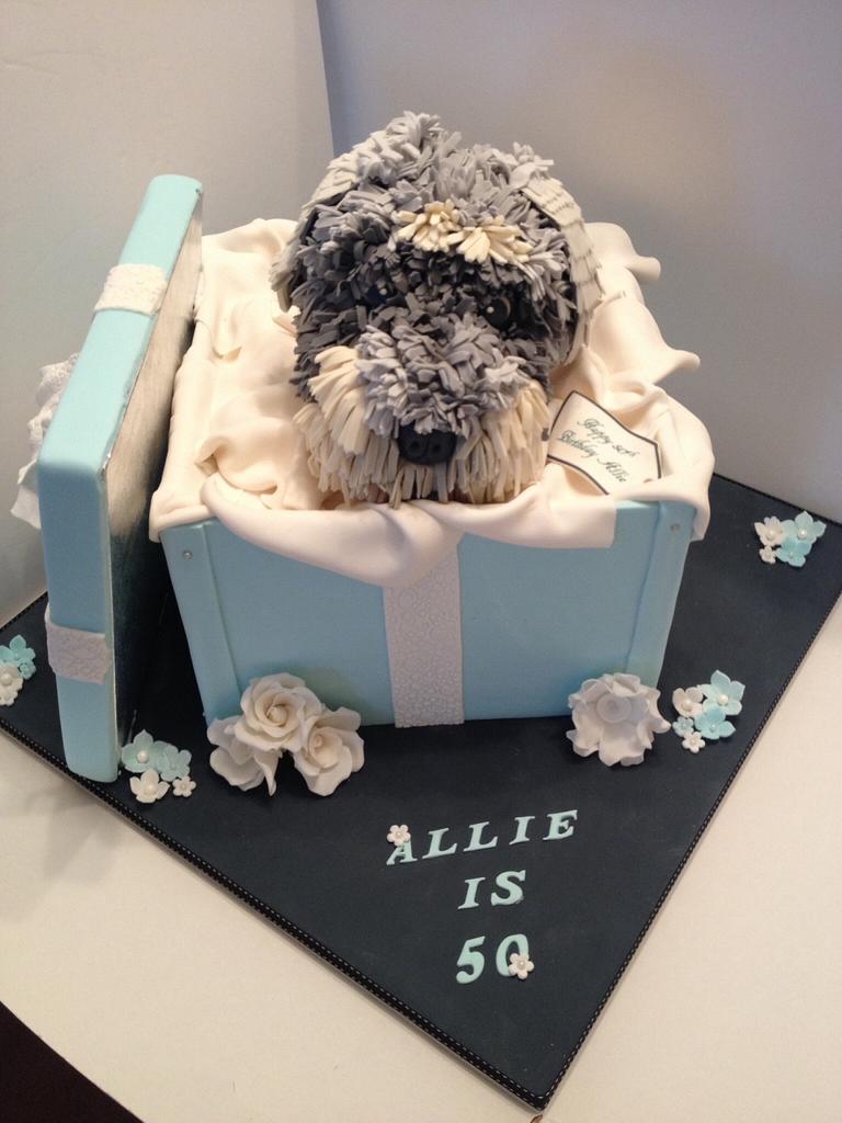 Schnauzer 2025 birthday cake