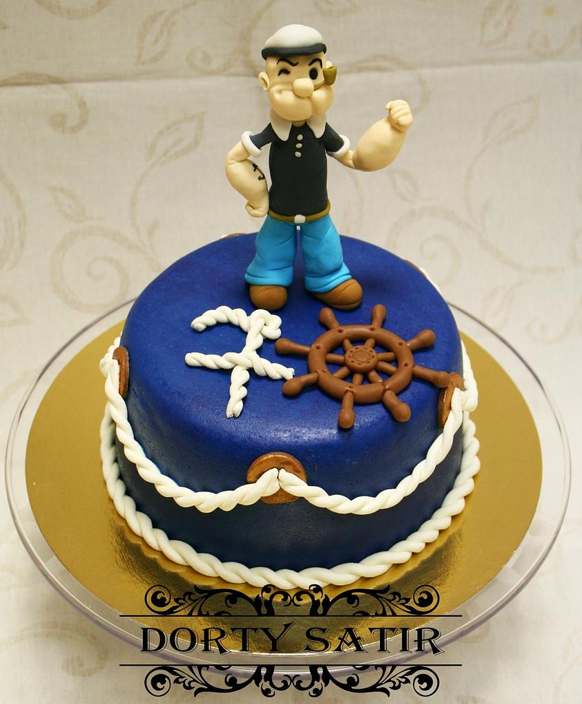 Sailor Popeye - Decorated Cake by Cakes by Satir - CakesDecor
