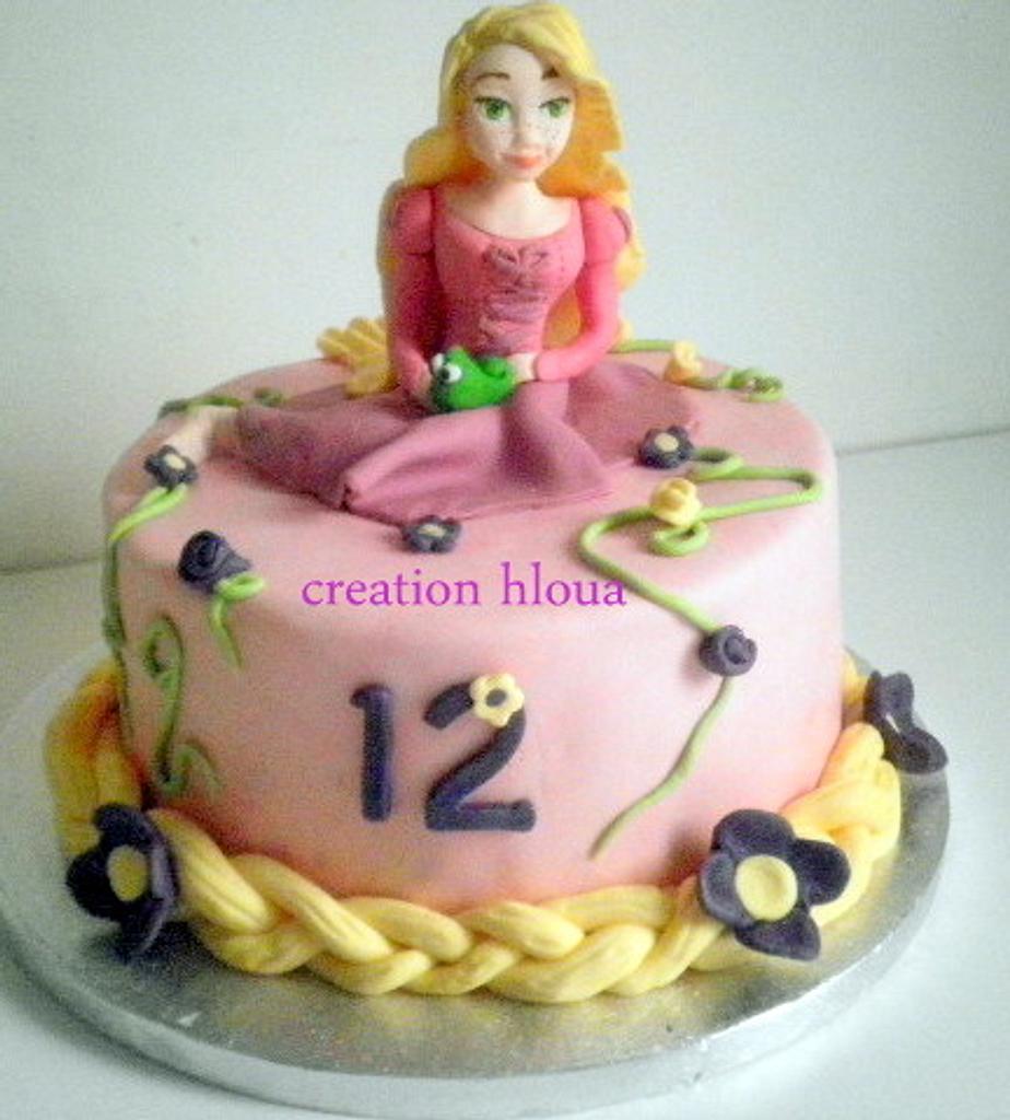 Gateau Raiponce Cake By Creation Hloua Cakesdecor