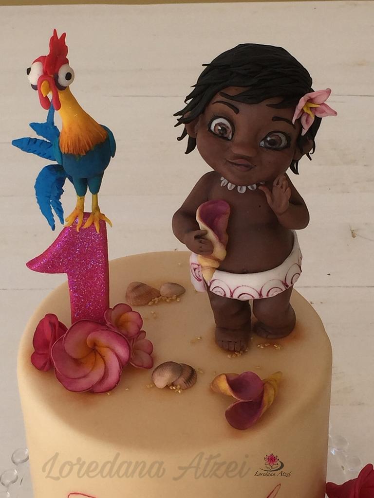 Baby Moana Cake Cake By Loredana Atzei Cakesdecor