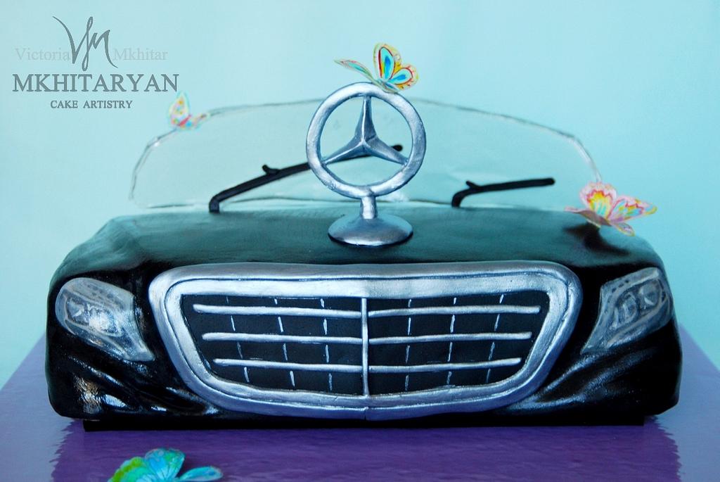 Mercedes Benz Logo cake - our vision) - Decorated Cake by - CakesDecor