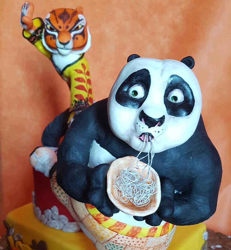kung fu panda po and tigress