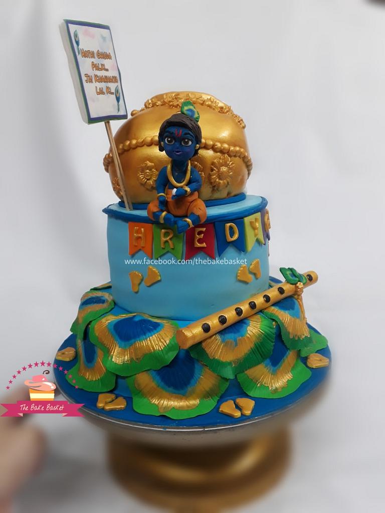 Little krishna & scenic cake | Order cakes at ease, log on w… | Flickr
