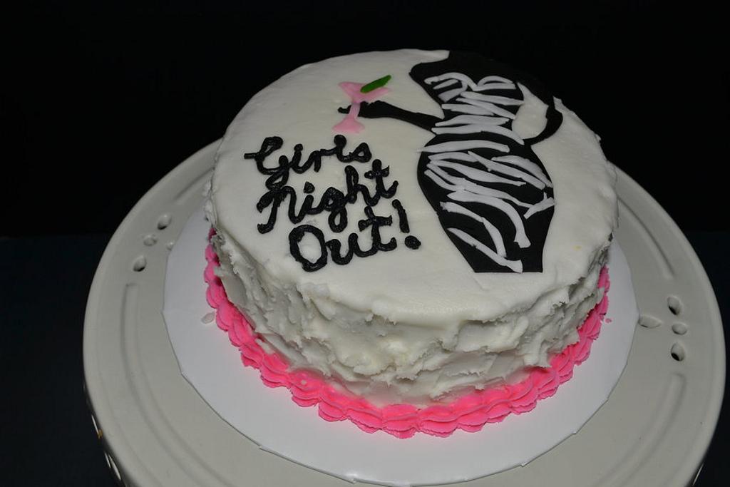 Girls Night Out - Decorated Cake by ShrdhaSweetCreations - CakesDecor