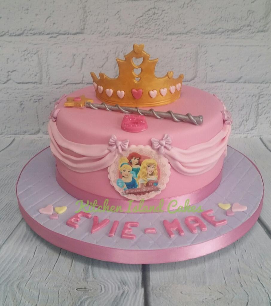 Disney Princess cake - Decorated Cake by Kitchen Island - CakesDecor