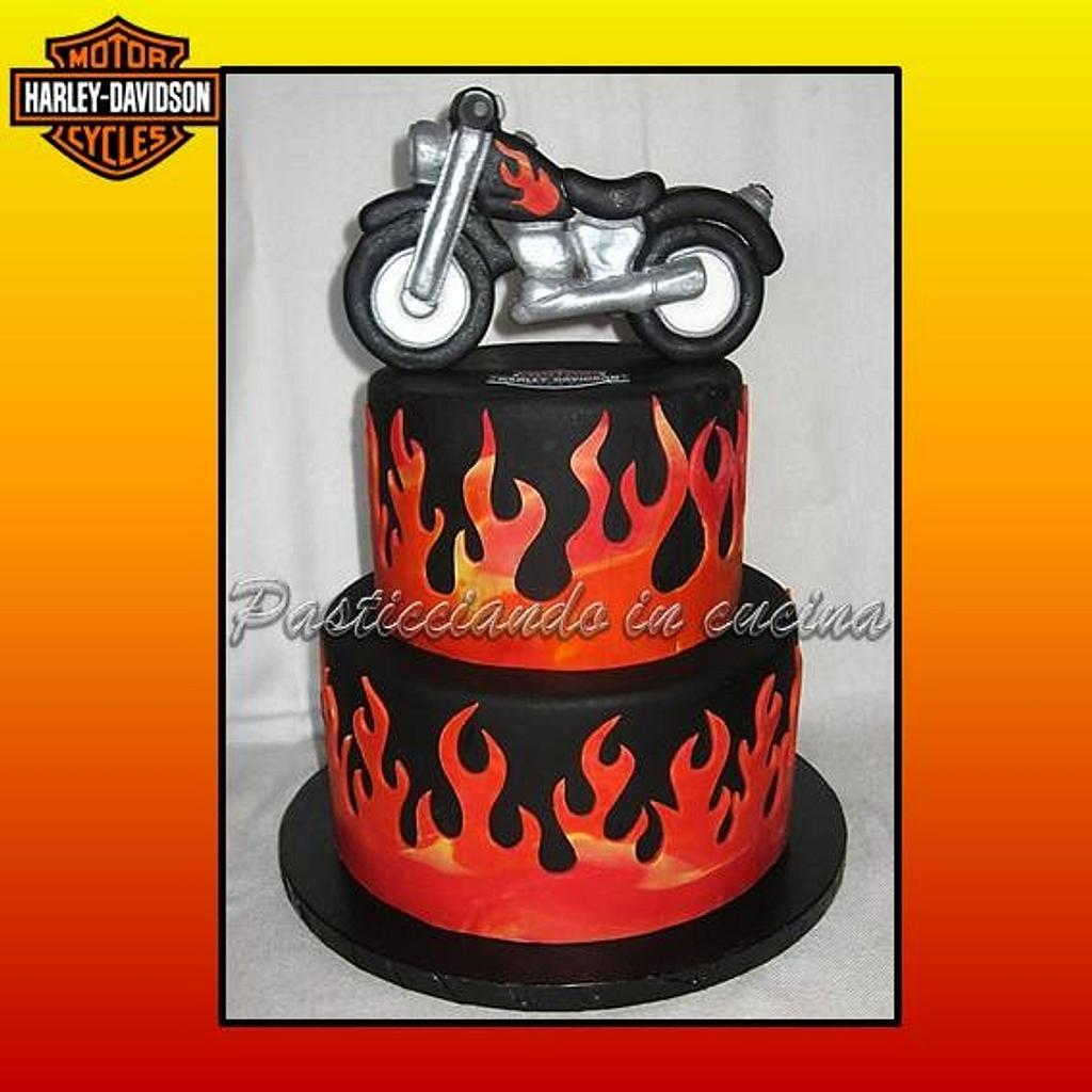 Harley davidson shop cake pan