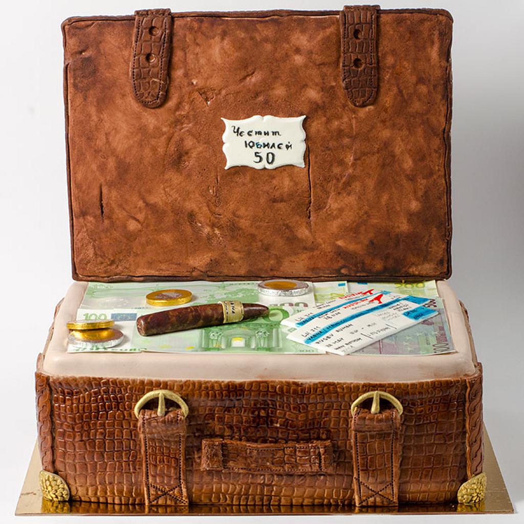 Suitcase cake Cake by Rositsa Lipovanska CakesDecor