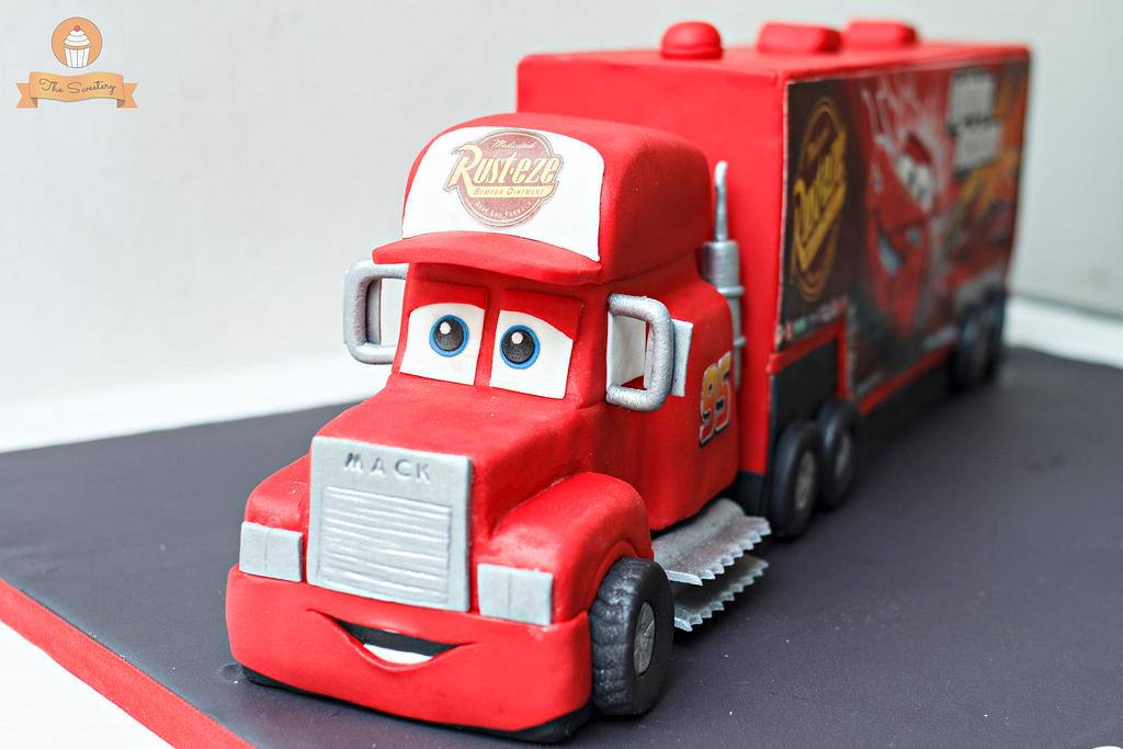 Mack The Truck Cake Cake by The Sweetery by Diana CakesDecor