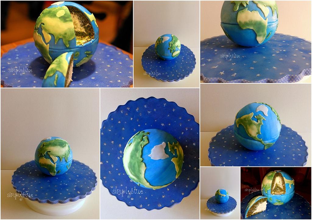 World globe cake hi-res stock photography and images - Alamy