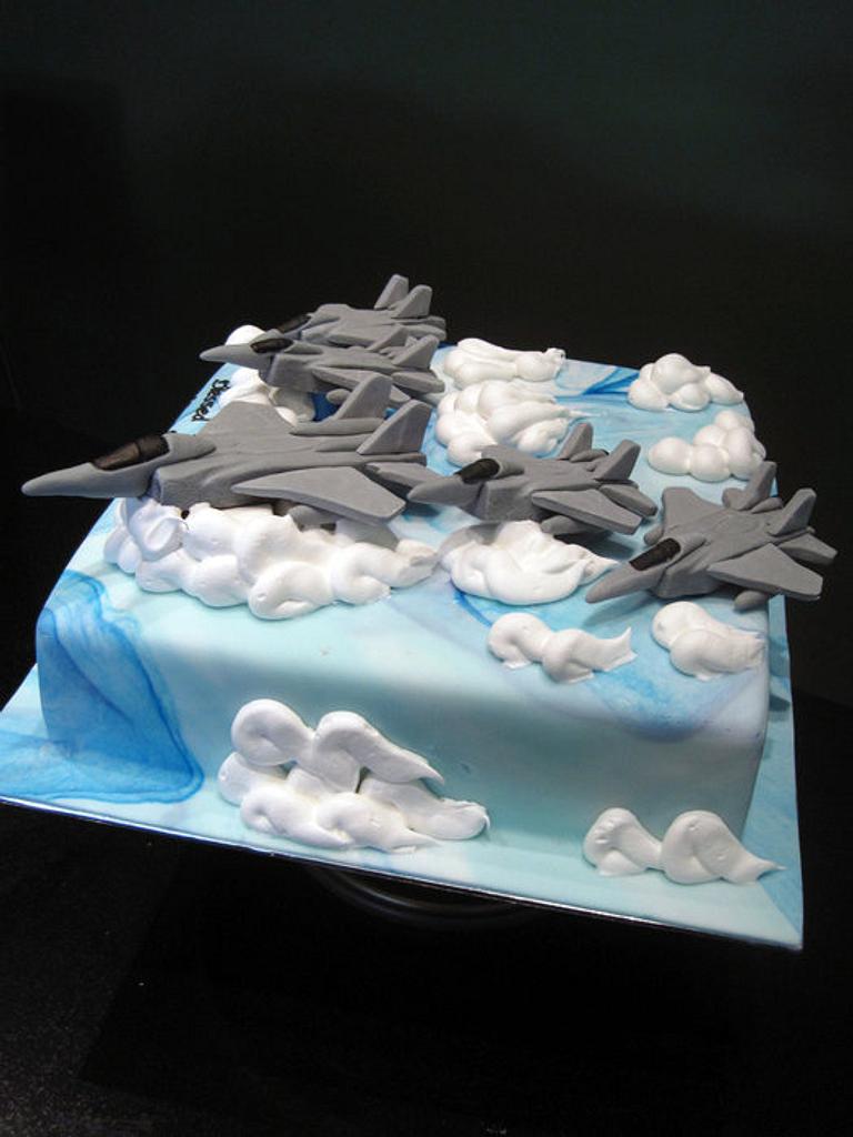 Vulcan Bomber Aeroplane Birthday Cake - Buy Online, Free UK Delivery — New  Cakes