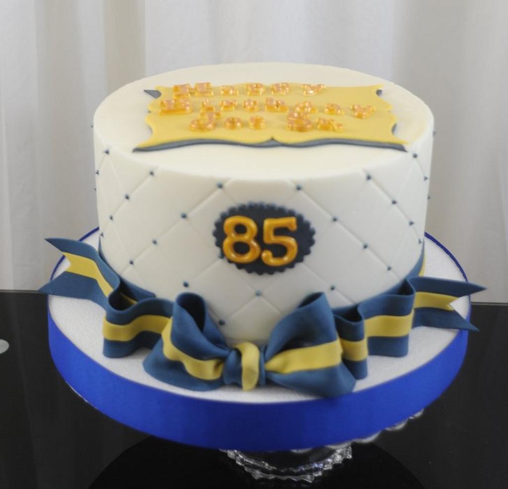 Pin by Milica Tadic on Recipes | 90th birthday cakes, 80 birthday cake, 75 birthday  cake
