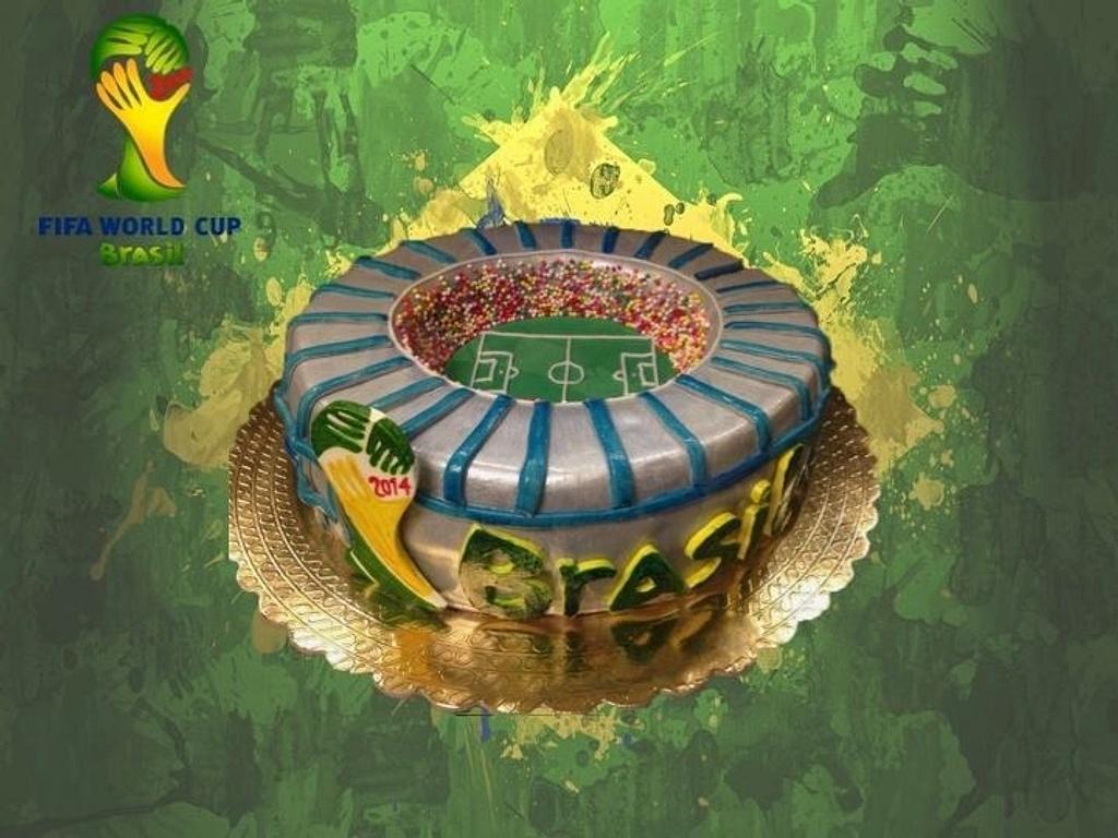 Fifa World Cup Cake Cake by Gina Assini CakesDecor