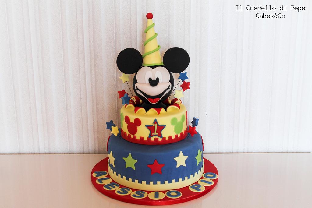 ''Explosion of Mickey Mouse'' Cake - Cake by Il Granello - CakesDecor