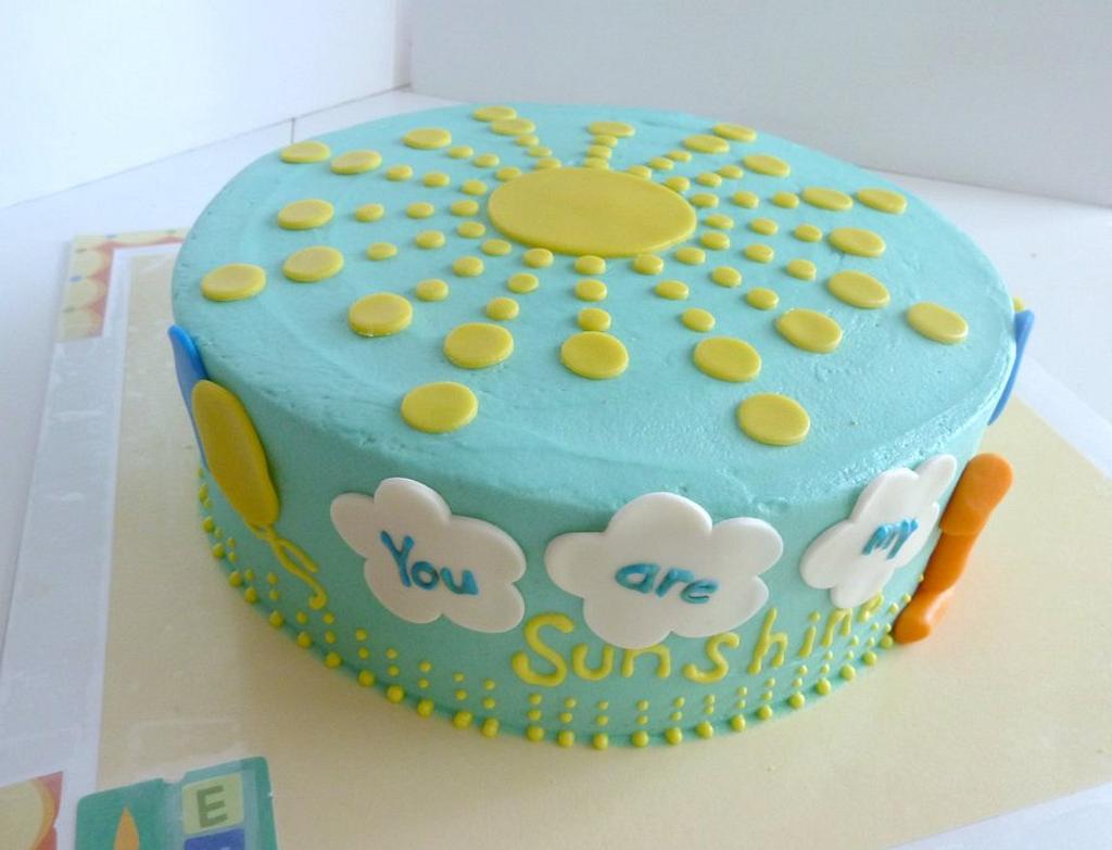 Little Ray of Sunshine Cake Topper
