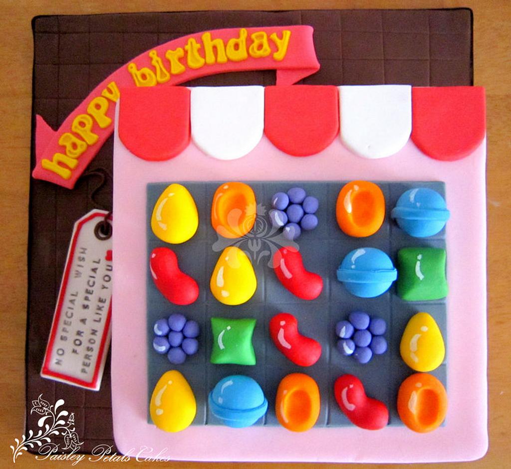 Buy Online eggless Candy Crush theme cake Cake Bangalore Mirasin