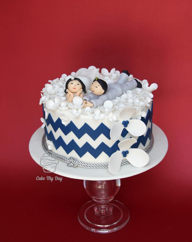 First Year Anniversary Cake - save it or devour it? - Me Too Cakes \ Amy  Landini Kathuria