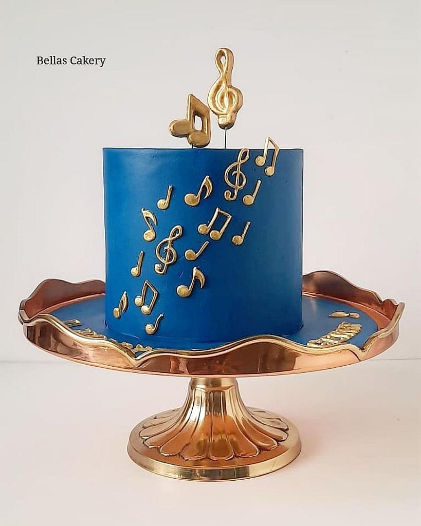 Custom Edible Image Music Scale Cake Wraps | Never Forgotten Designs