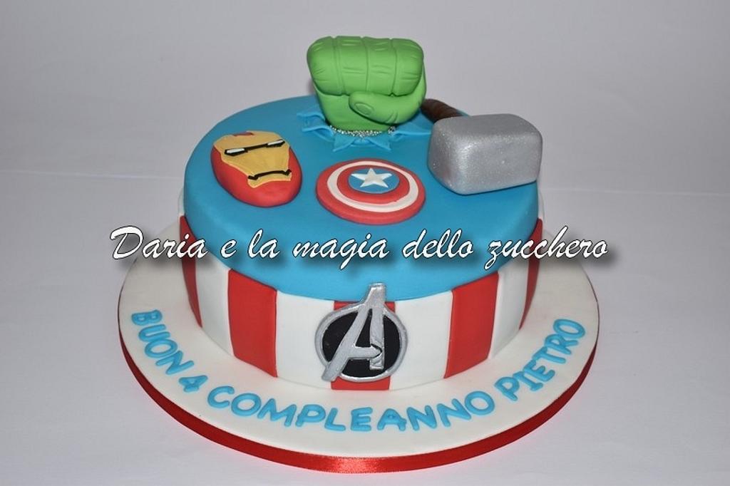 Torta supereroi Avengers