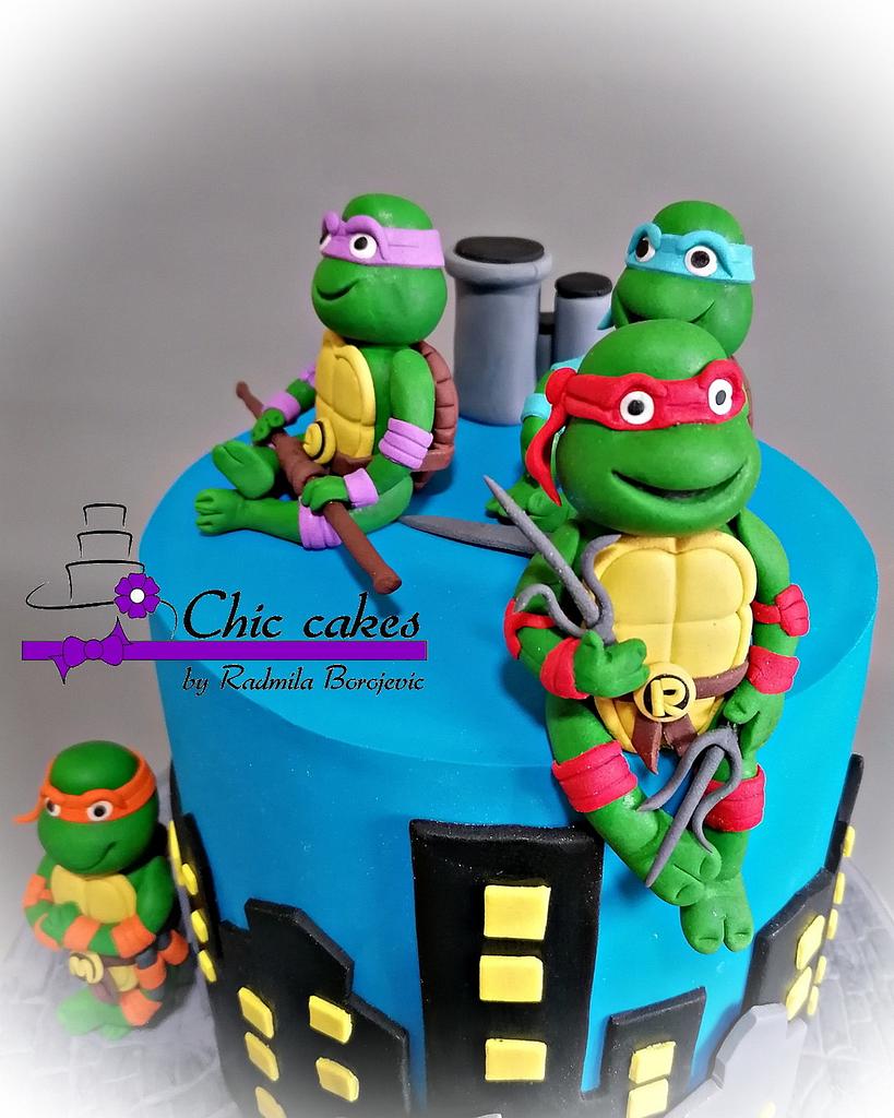 Ninja turtles cake - Cake by Radmila - CakesDecor