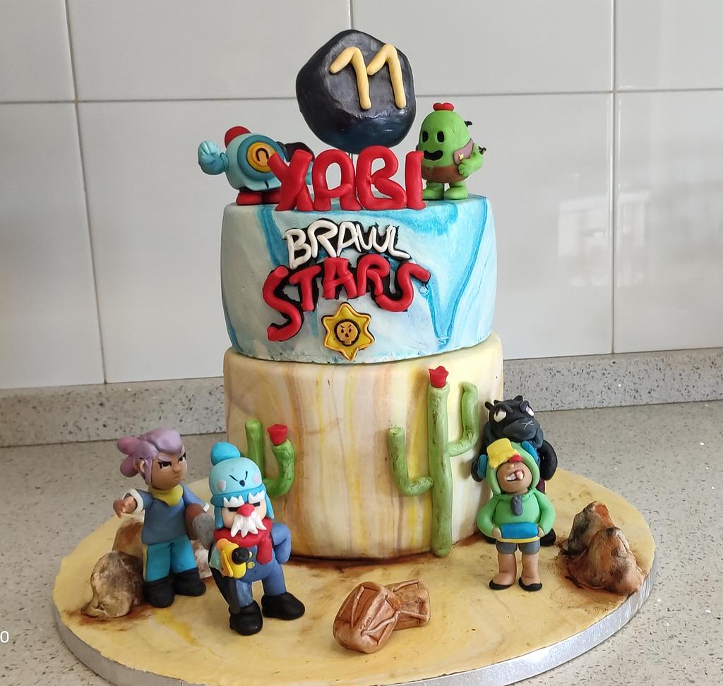 Tarta Brawl Stars Cake By Olga Cakesdecor - birthday cake brawl stars cake ideas