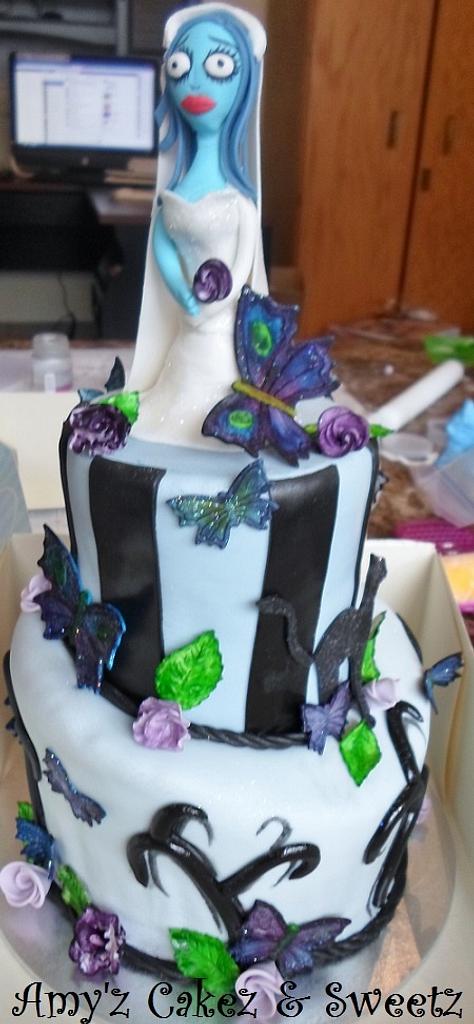 Corpse Bride - Cake by Amy'z Cakez & Sweetz - CakesDecor