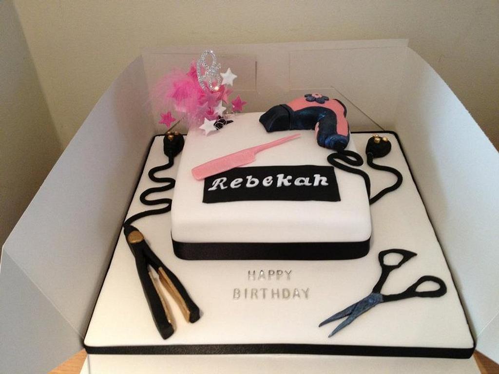 Hairdressing cake Cake by Rachael Osborne CakesDecor