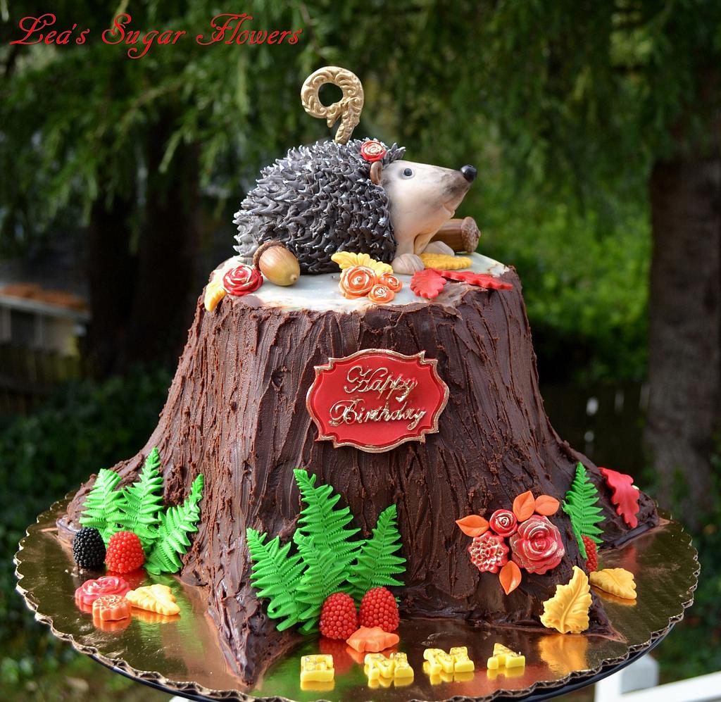 Hedgehog cake pops