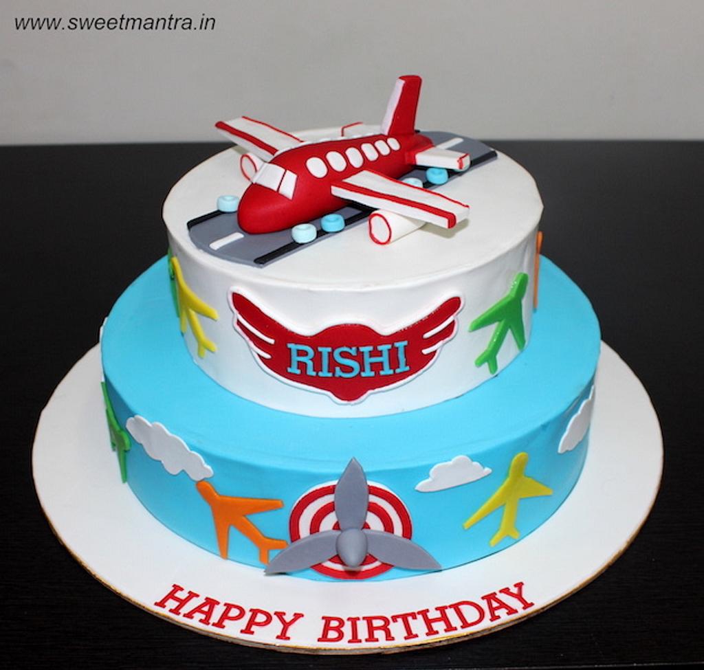Baby Shower Topper Cake | Cake Topper Airplane | Helicopter Birthday |  Airplane Birthday - Cake Decorating Supplies - Aliexpress