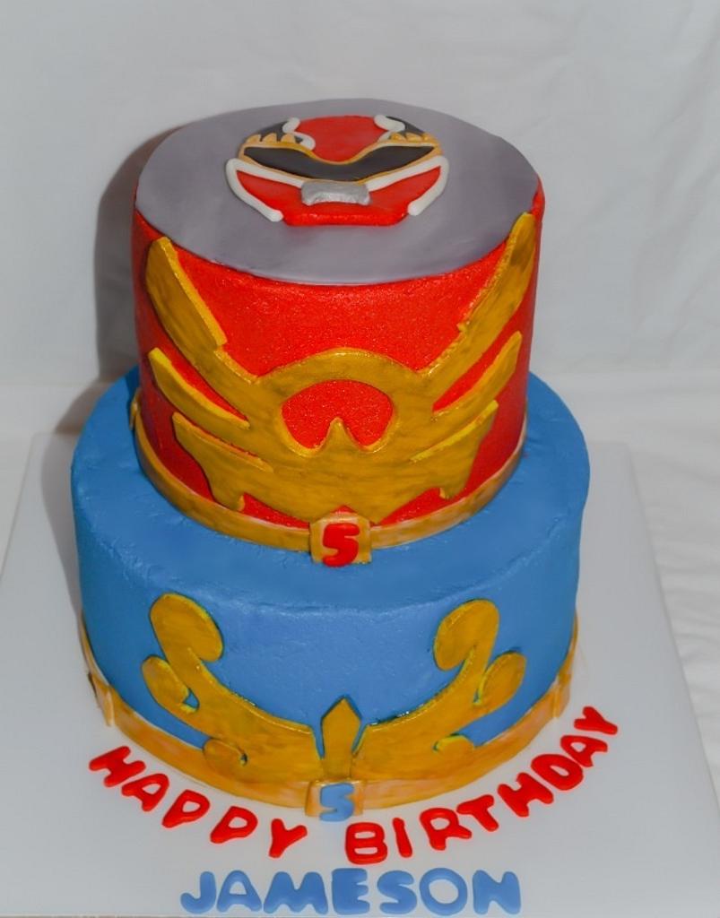Power Rangers / Avengers Birthday Cake - Bakealous