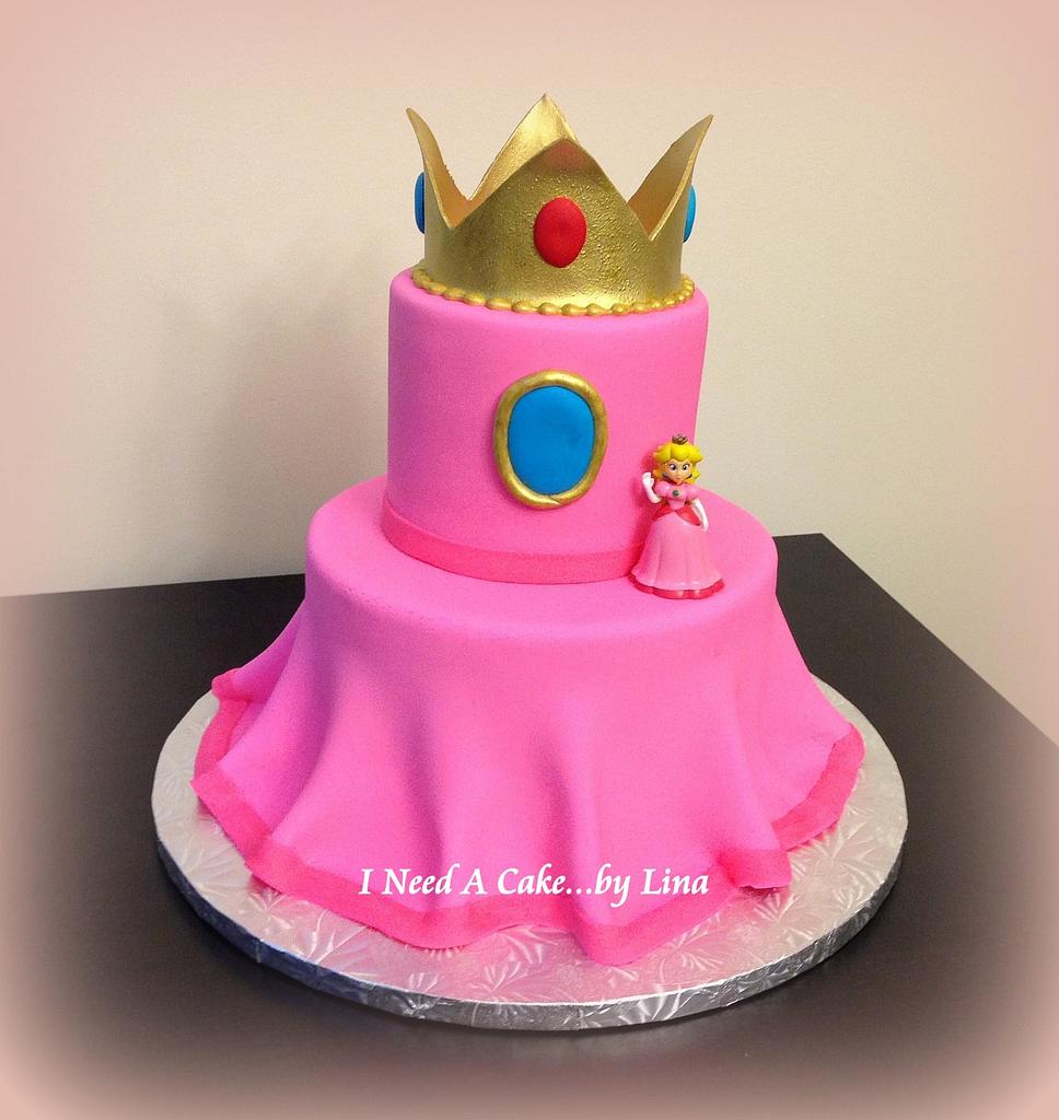 Princess Peach Super Mario Bros Cake By Lina Gikas Cakesdecor
