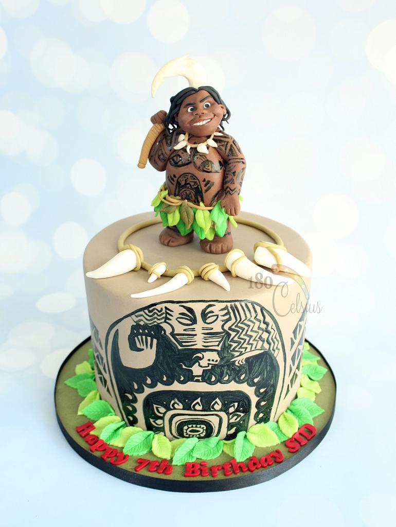 Maui the Shape Shifter - Decorated Cake by Joonie Tan - CakesDecor