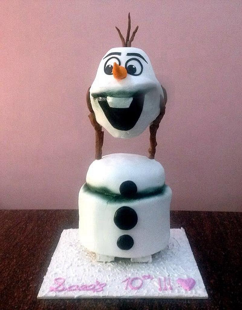 Olaf fondant 3d cakes | Fondant 3D Disney Frozen Olaf Birthd… | Flickr