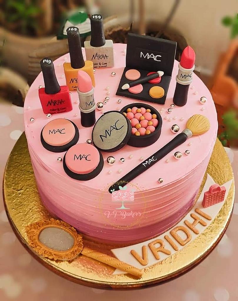 MAKEUP Fashion Cake | How To Make *Torta Maquillajes by Cakes StepbyStep -  YouTube
