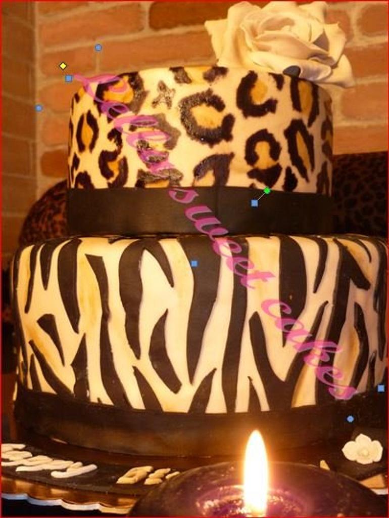 Leopard cake - Cake by LellaSweetCakes - CakesDecor